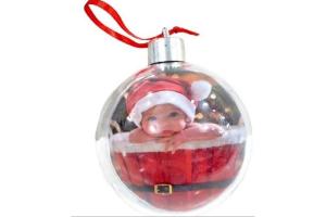 Bola de Natal para Fotos 7cm